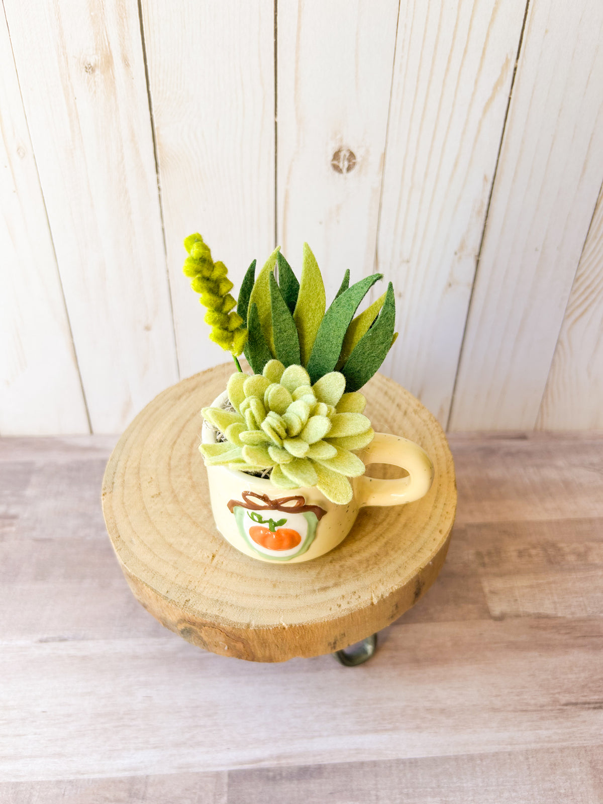 Mini Felt Succulent