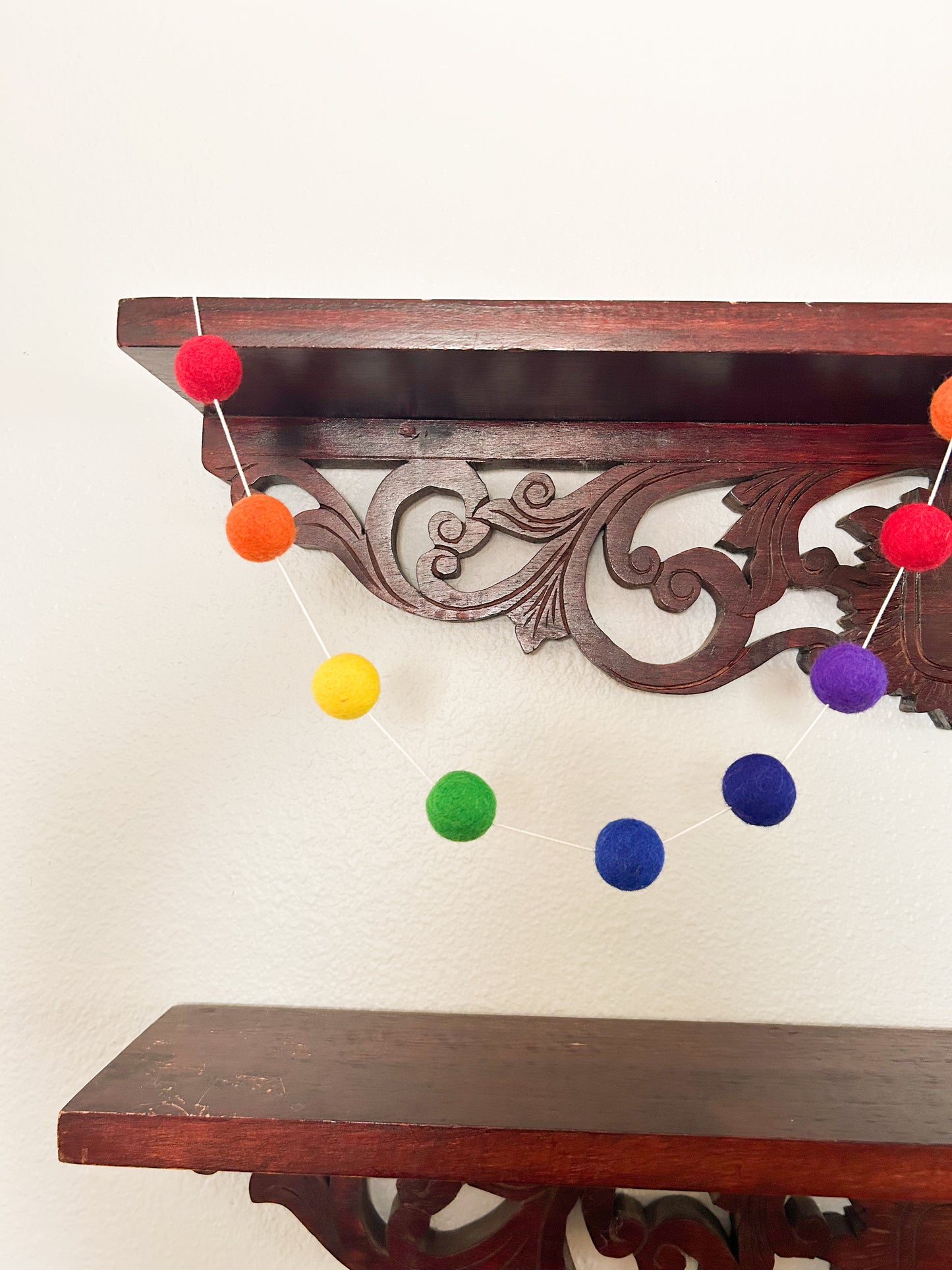 Rainbow Ball Garland