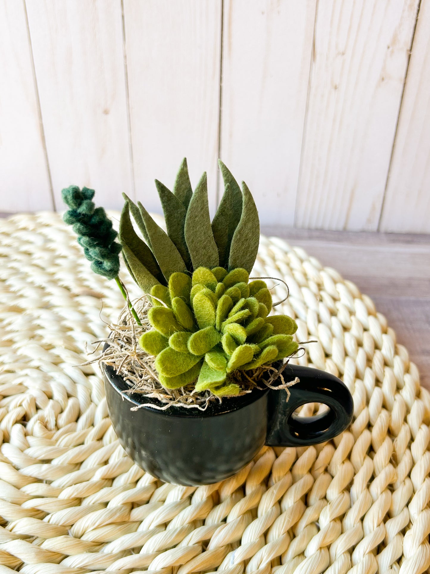 Mini Felt Succulent