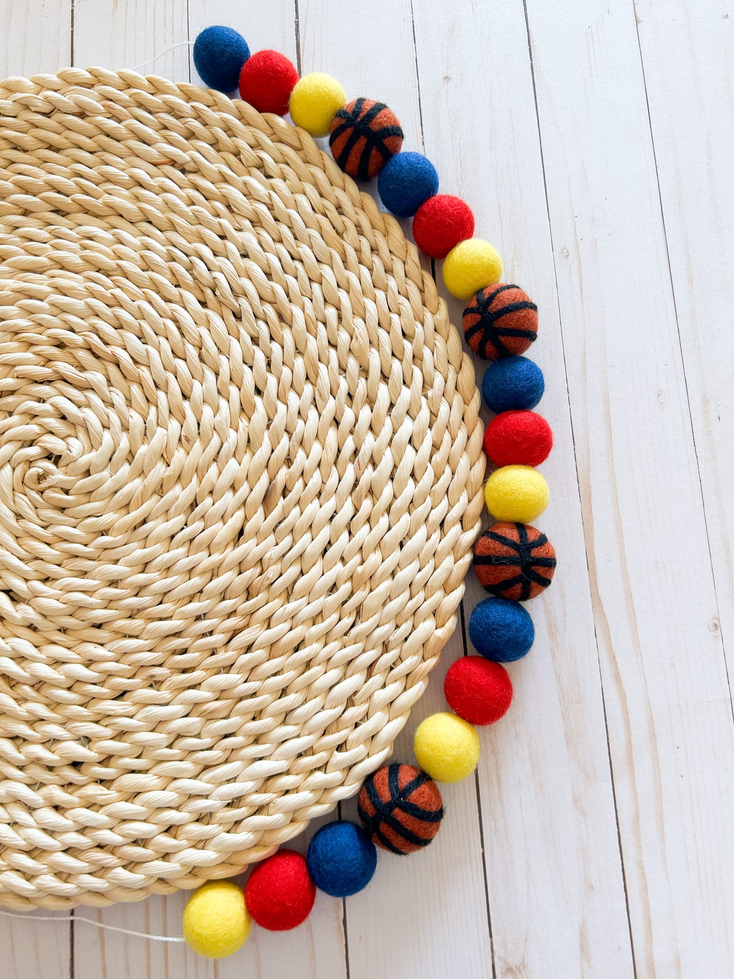 Fever Basketball Felt Ball Garland