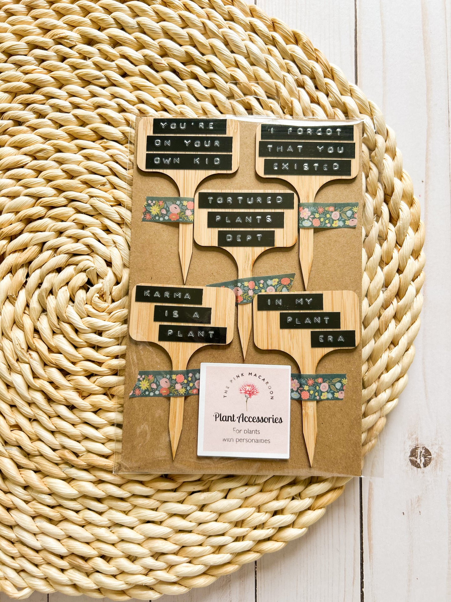 T. Swift Themed Plant Stakes
