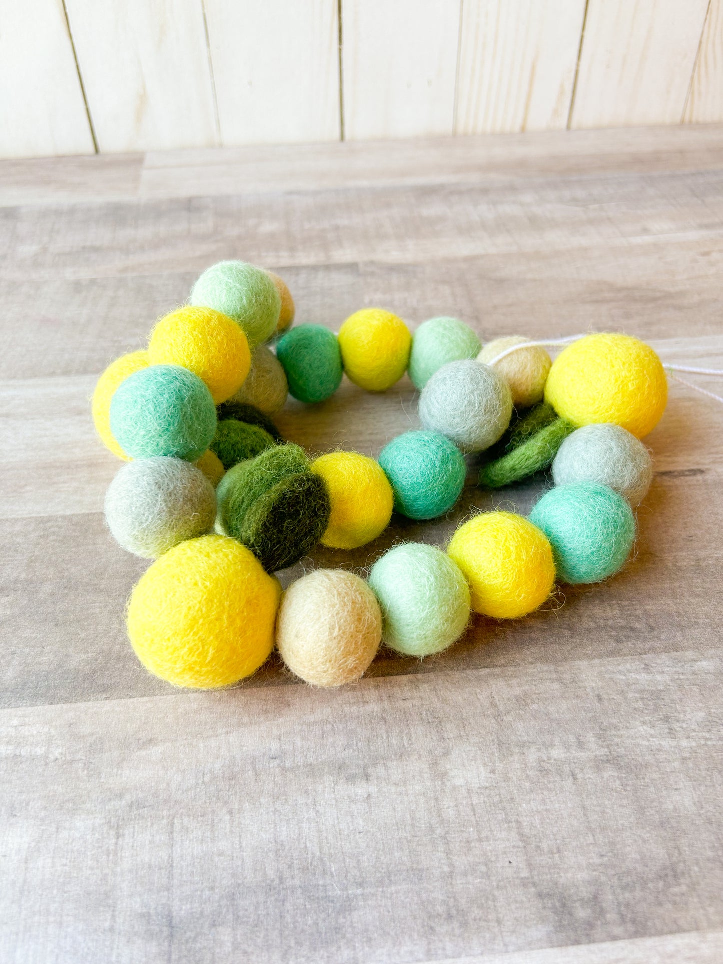 Lemonade Felt Ball Garland