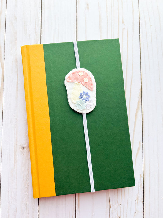 Mushroom and Floral Bookmark