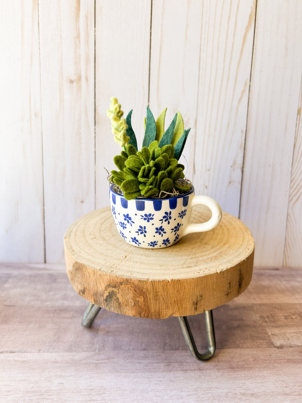 Mini Felt Succulent
