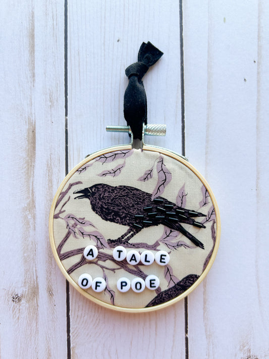 A Tale Of Poe Hoop Ornament