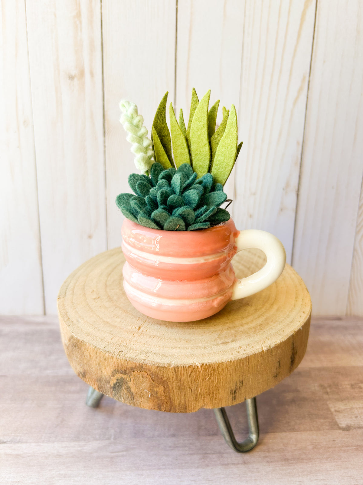 Mini Felt Succulent