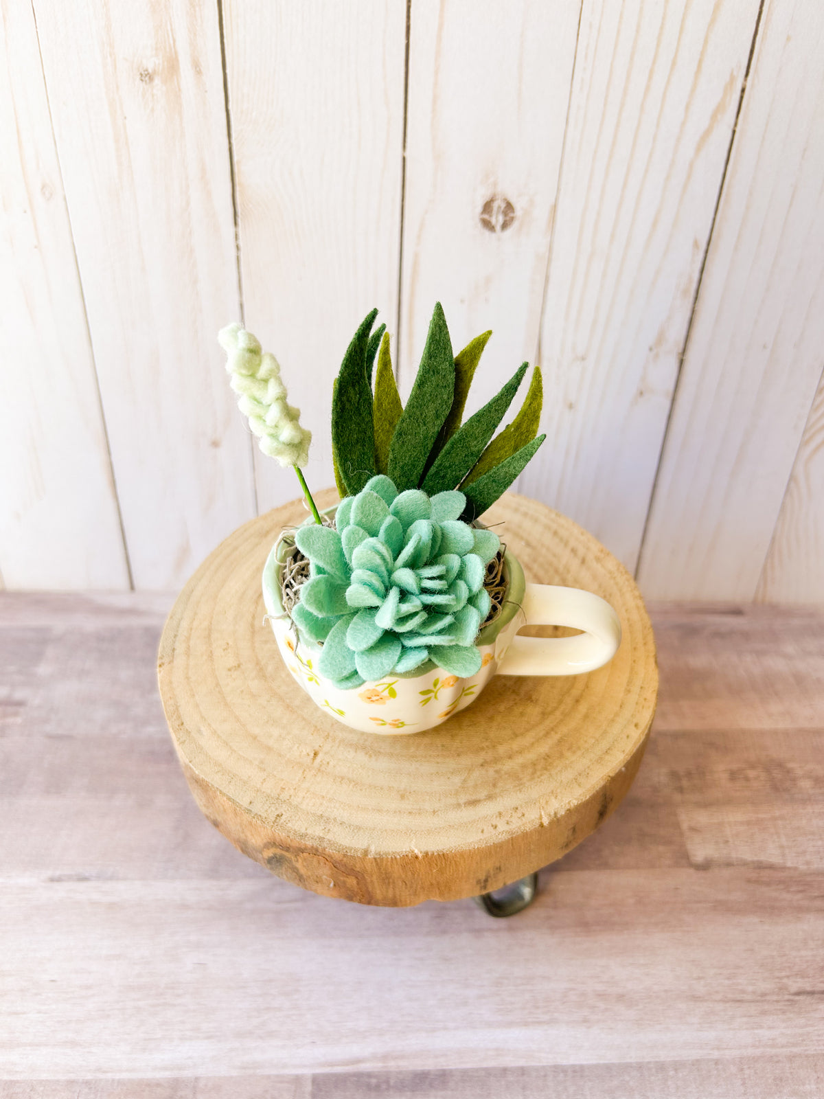 Mini Felt Succulent