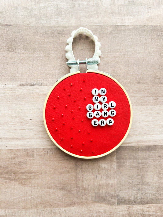 Galentine Hoop Ornament