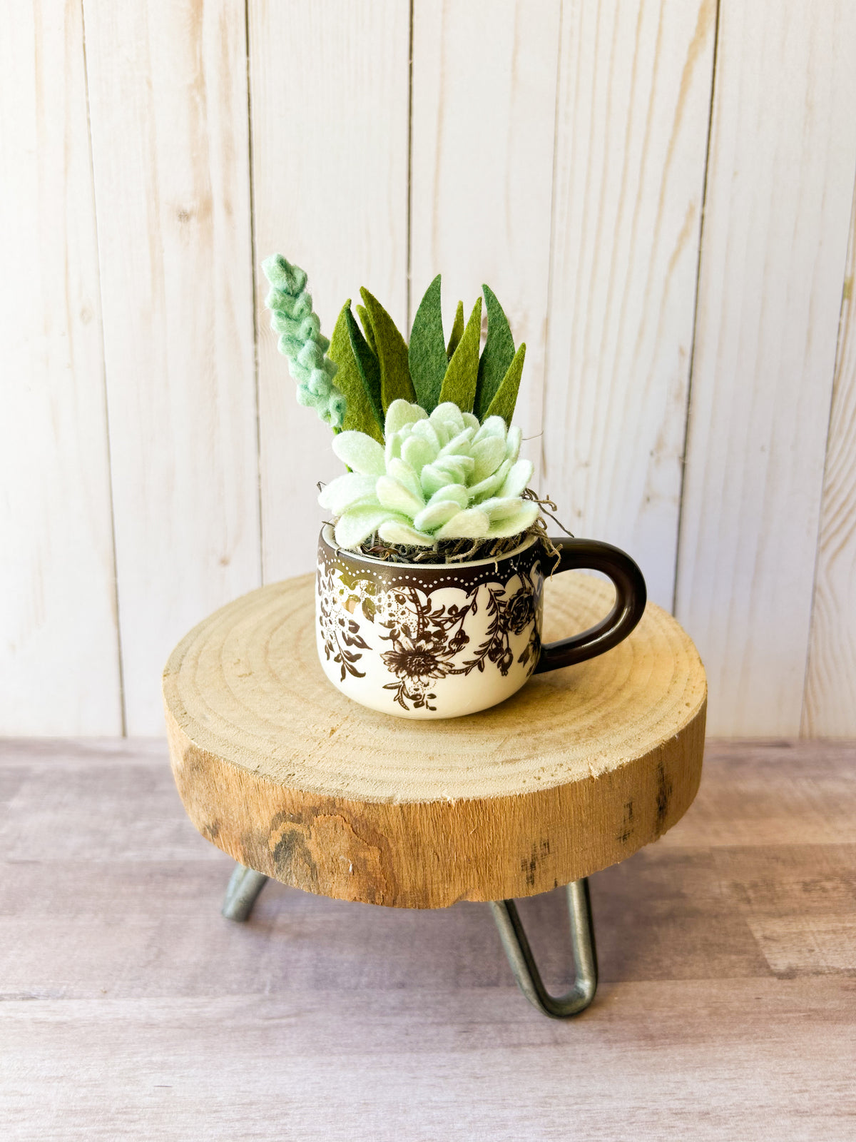 Mini Felt Succulent