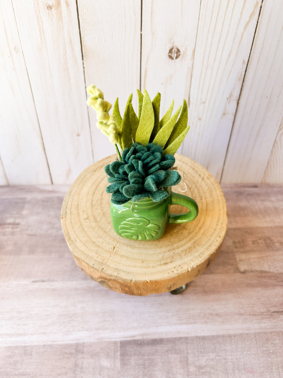 Mini Felt Succulent