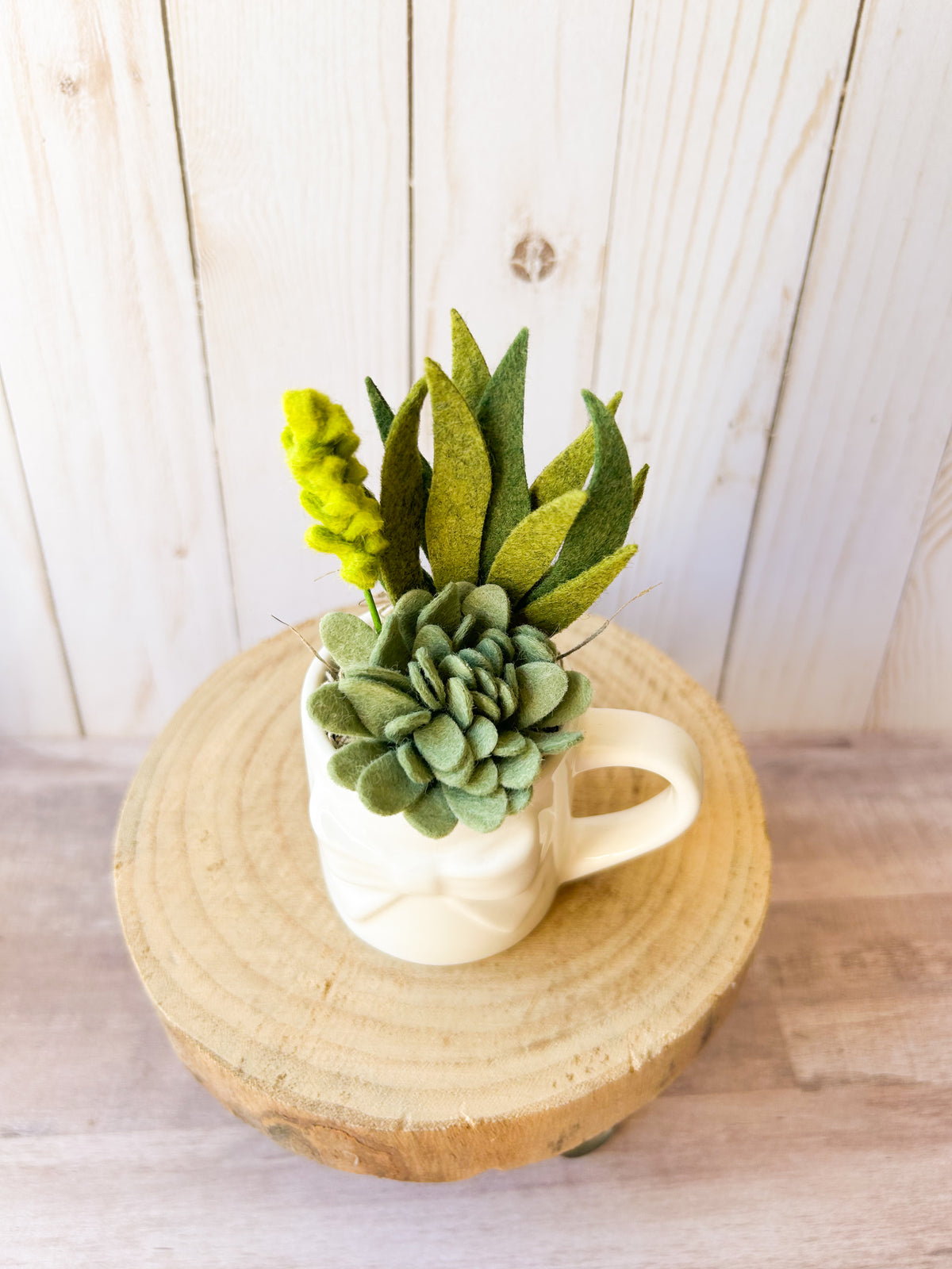 Mini Felt Succulent