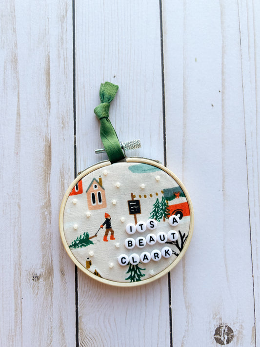It’s A Beaut Clark Hoop Ornament