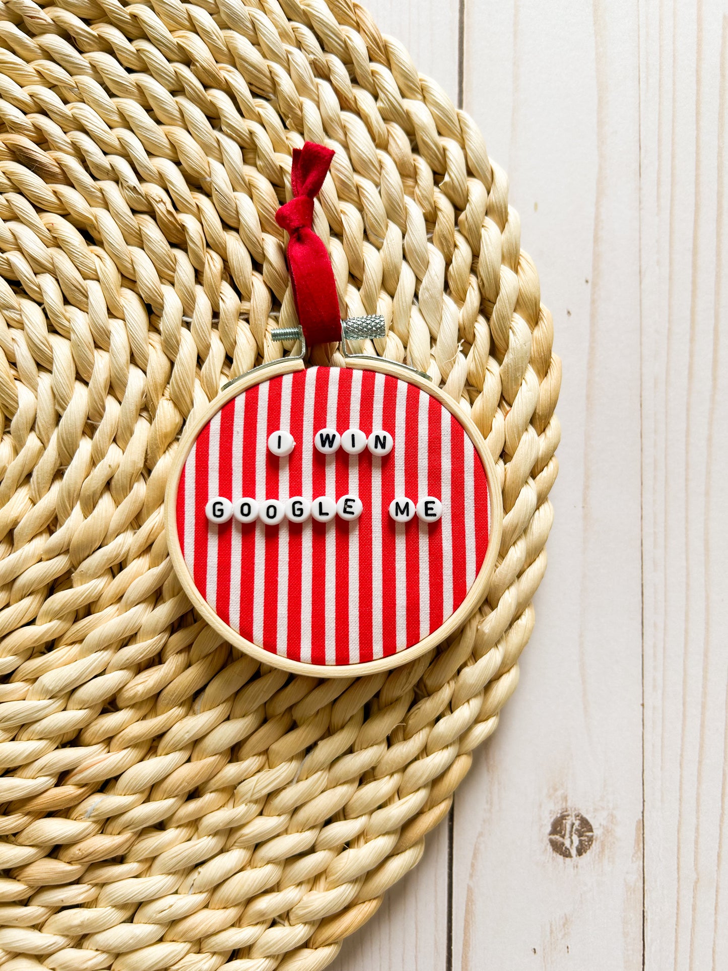 Indiana Hoosiers Hoop Ornament